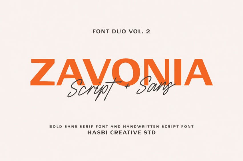Zavonia Font
