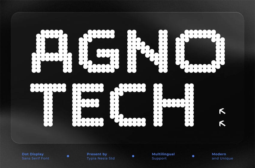 Agnotech Font