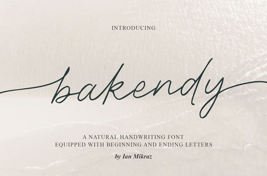 Bakendy Font