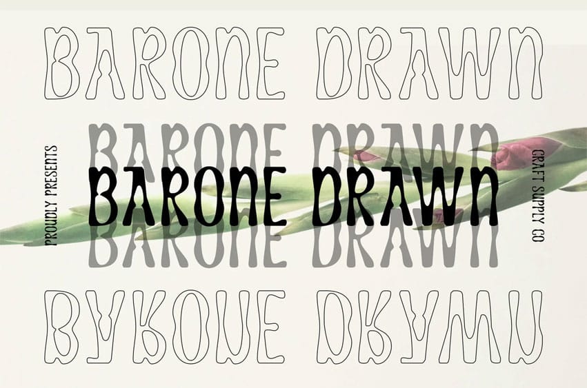 Barone Drawn Font