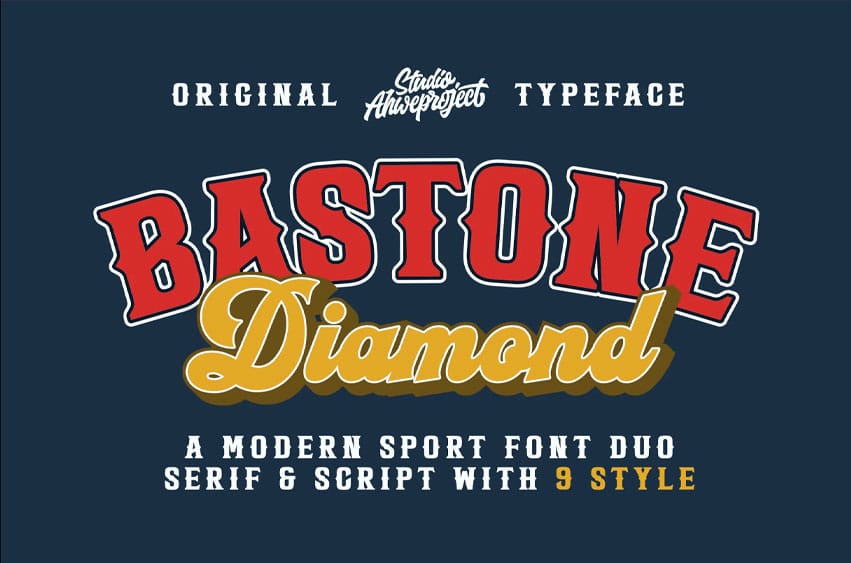 Bastone Diamond Font