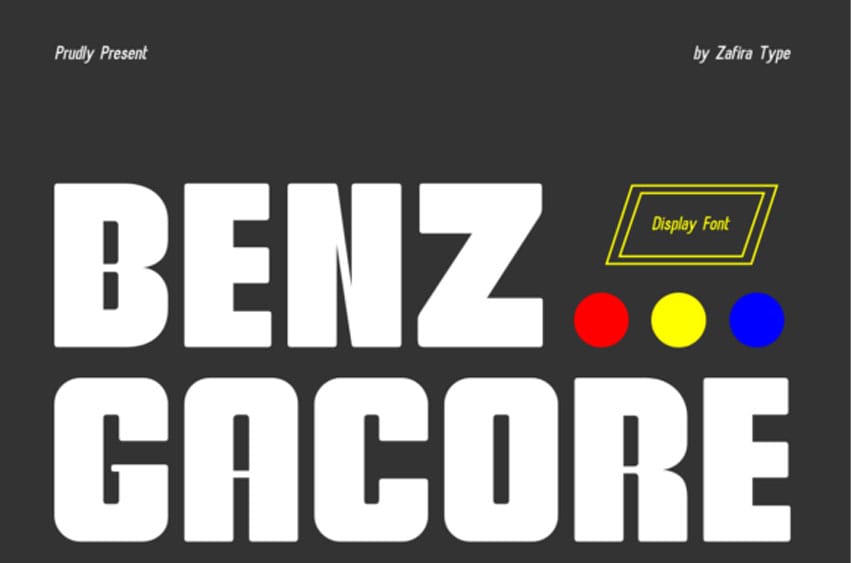 Benz Gacore Font