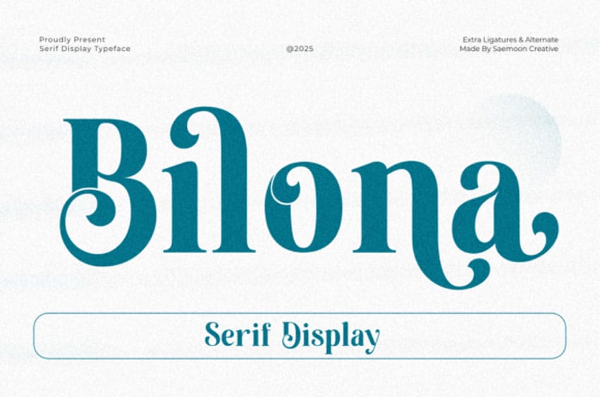 Bilona Font