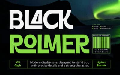 Black Rolmer Font