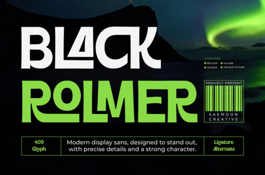 Black Rolmer Font
