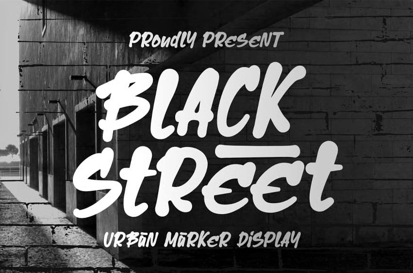 Black Street Font