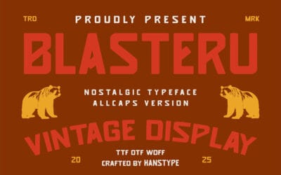 Blasteru Font