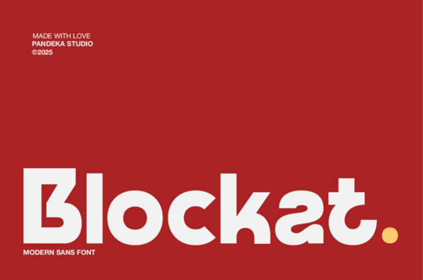 Blockat Font
