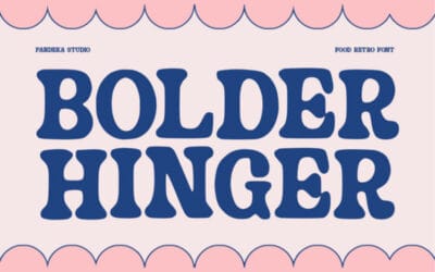 Bolder Hinger Font