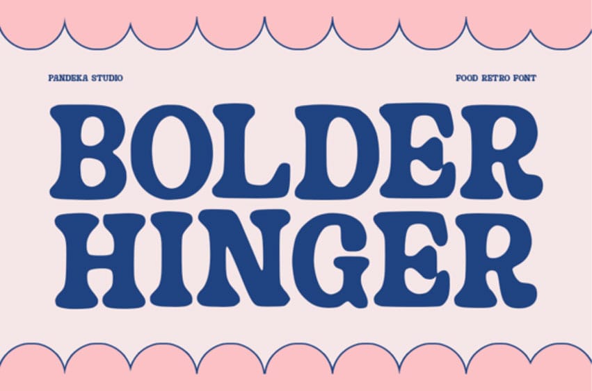 Bolder Hinger Font