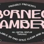 Borneo Amber Font