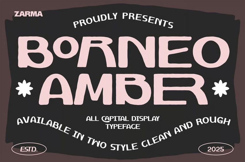 Borneo Amber Font