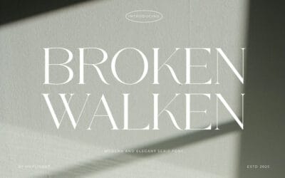 Broken Walken Font