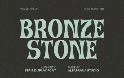 Bronze Stone Font