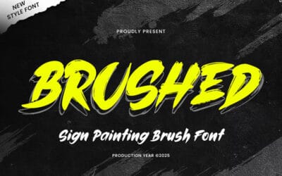 Brushed Font