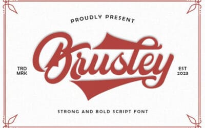 Brusley Font