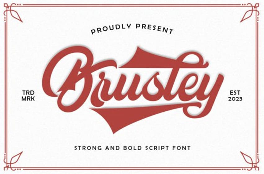 Brusley Font