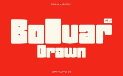CS Bolvar Drawn Font