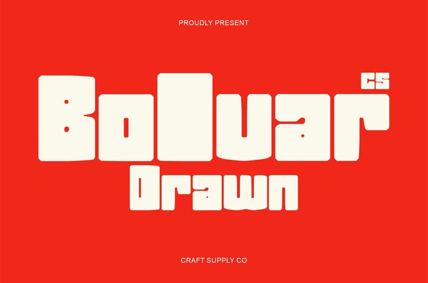 CS Bolvar Drawn Font