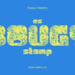 CS Bougy Stamp Font