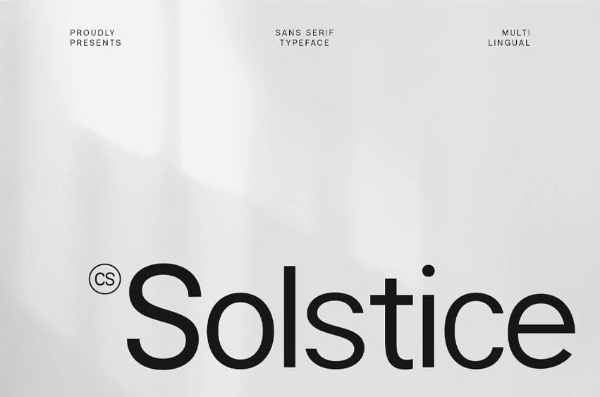CS Solstice Font