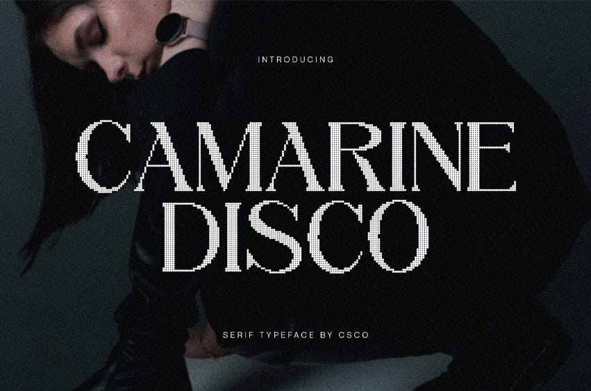Camarine Disco Font