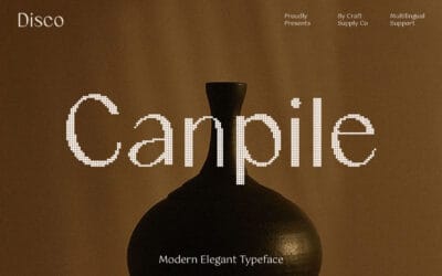 Canpile Disco Font