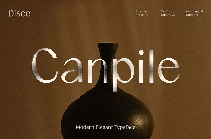 Canpile Disco Font