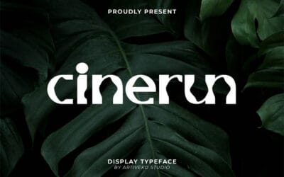 Cinerun Font