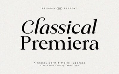 Classical Premiera Font