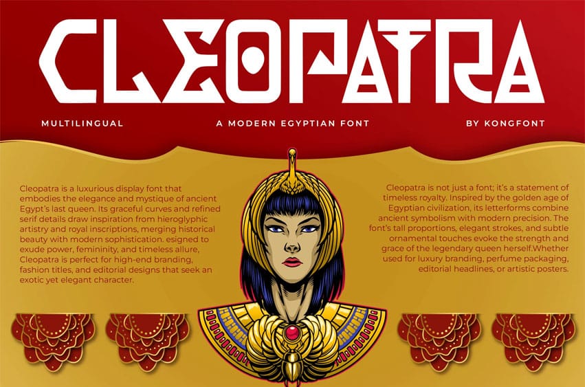 Cleopatra Modern Font