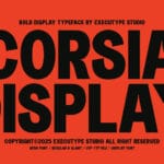 Corsia Display Font