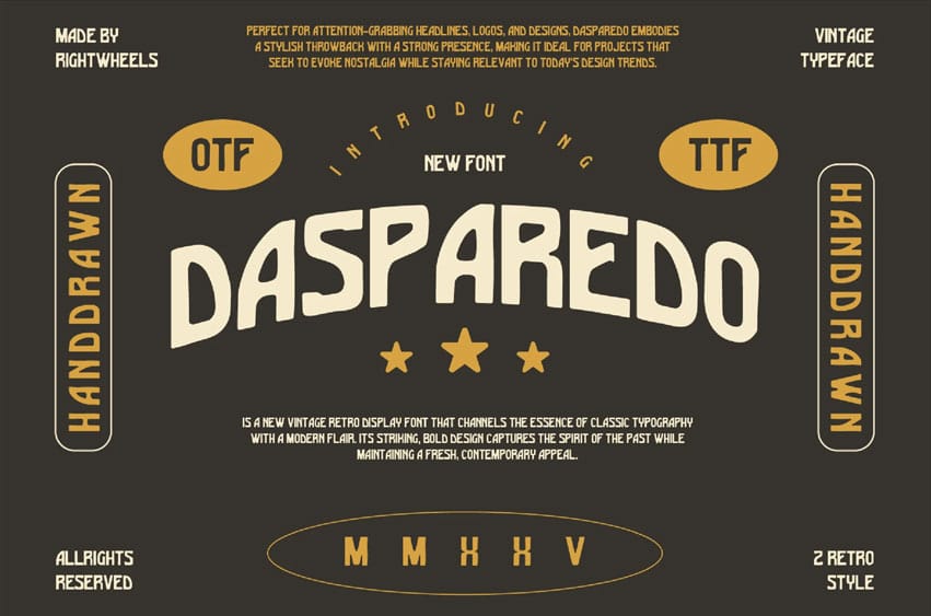 Dasparedo Font