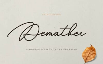 Demather Font