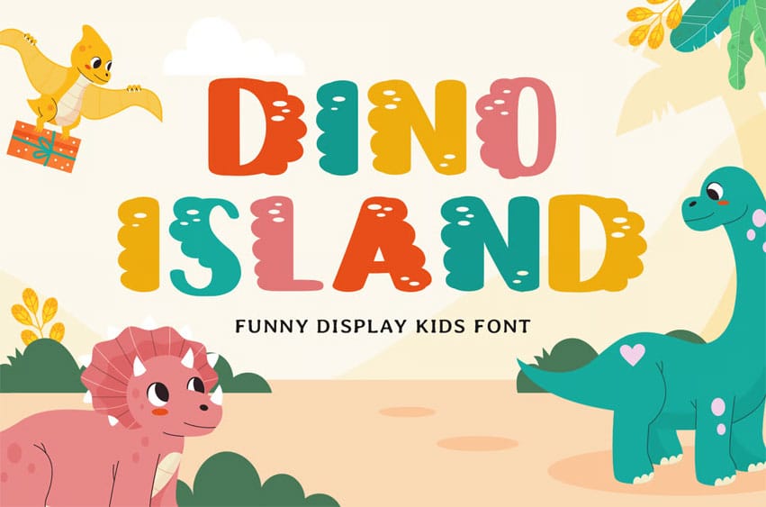 Dino Island Font