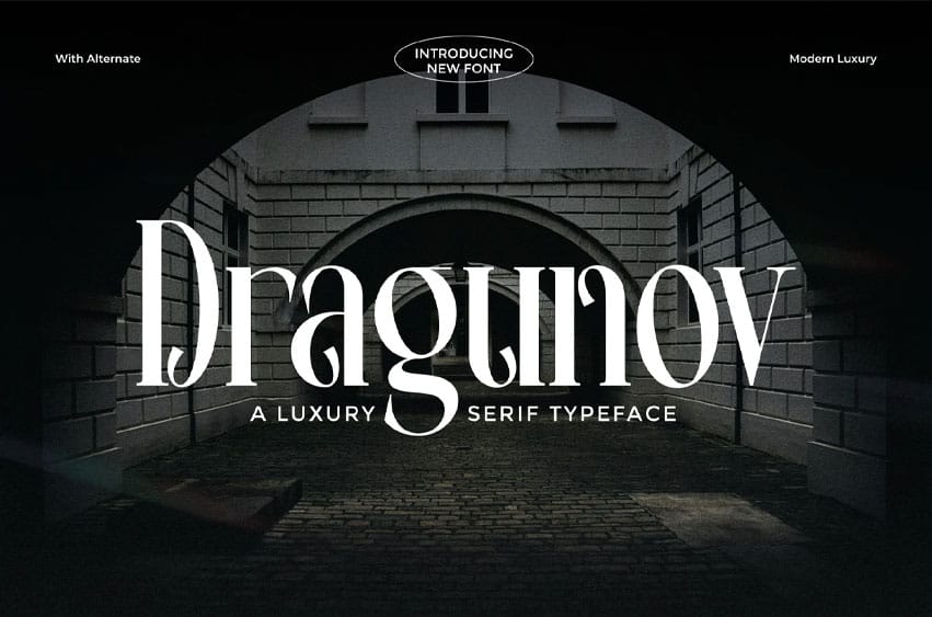 Dragunov Font