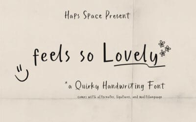 Feels So Lovely Font