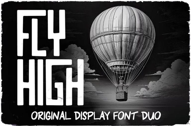 Fly High Font - DaFontHub