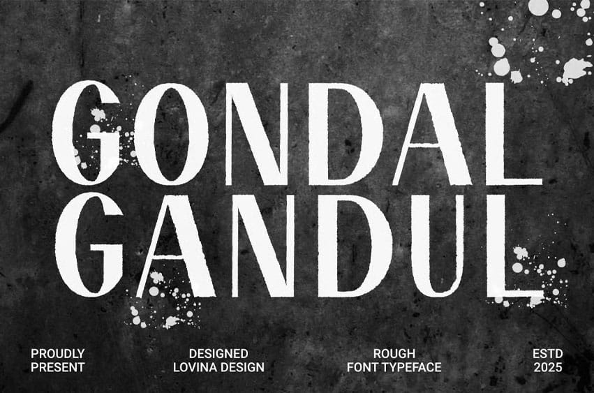 Gondal Gandul Font