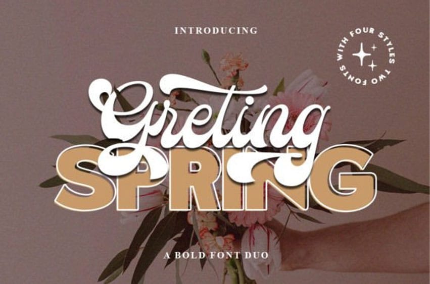 Greting Spring Font
