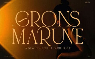 Grons Marune Font