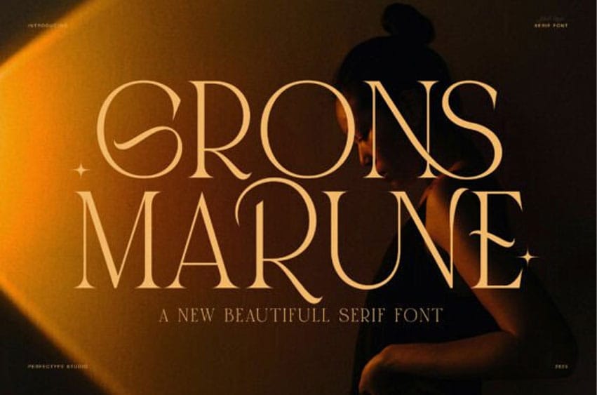 Grons Marune Font