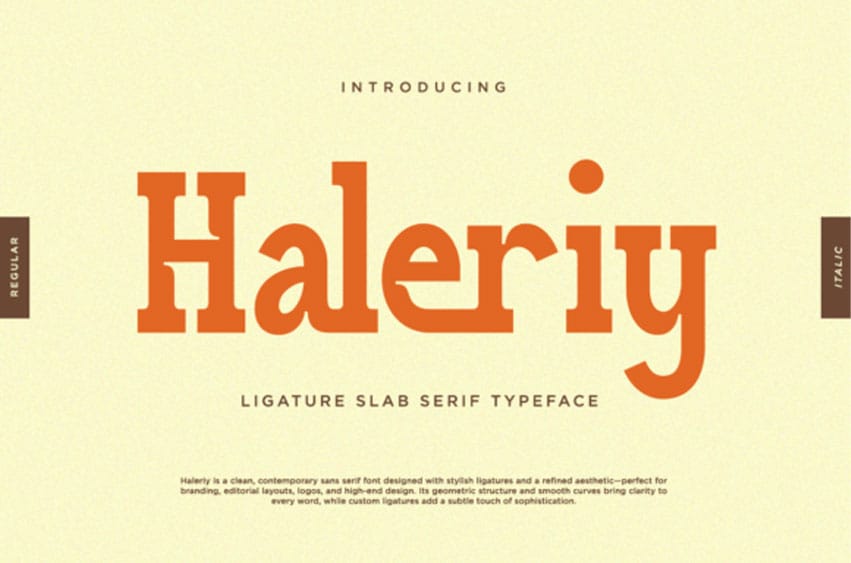 Haleriiy Font