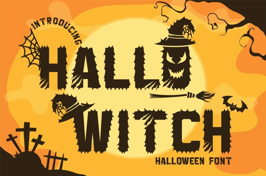 Hallo Witch Font