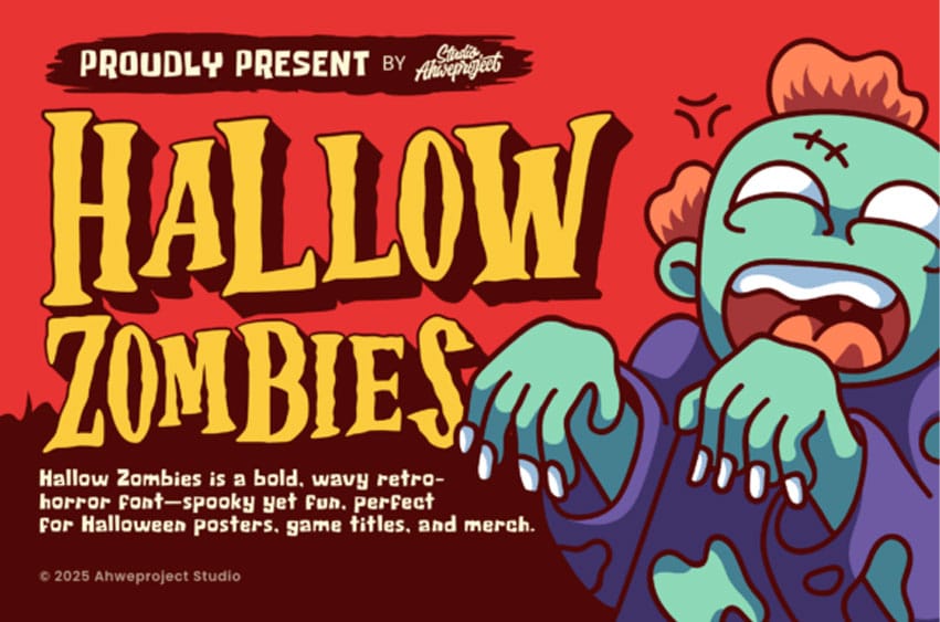 Hallow Zombies Font