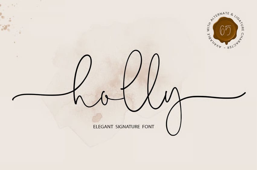 Holly Font