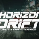 Horizon Drift Font