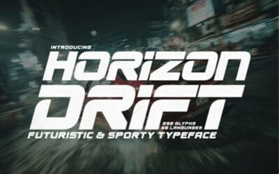 Horizon Drift Font