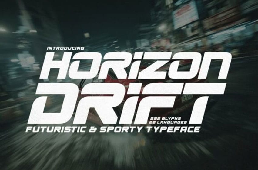 Horizon Drift Font