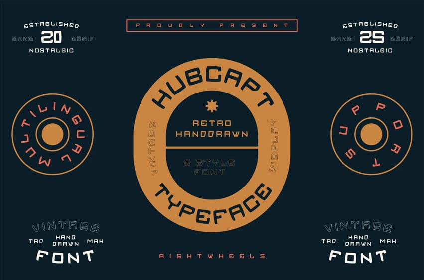 Hubcapt Font